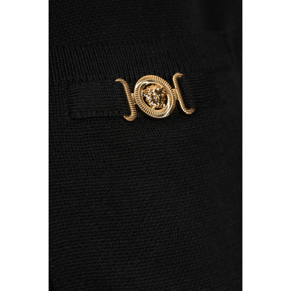 Versace Vest met zakken Black Heren
