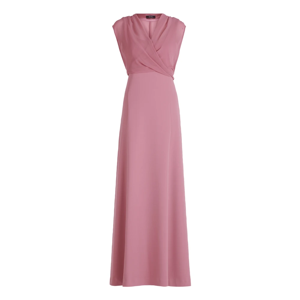 Vera Mont Elegante Wikkel Avondjurk Pink Dames
