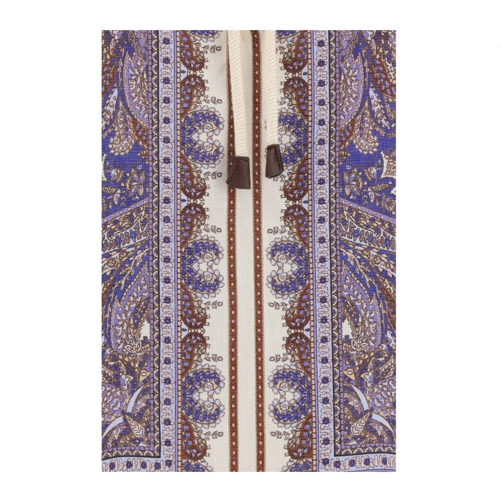 Zimmermann Linnen Kaftan Jurk met Paisley Patroon Multicolor Dames