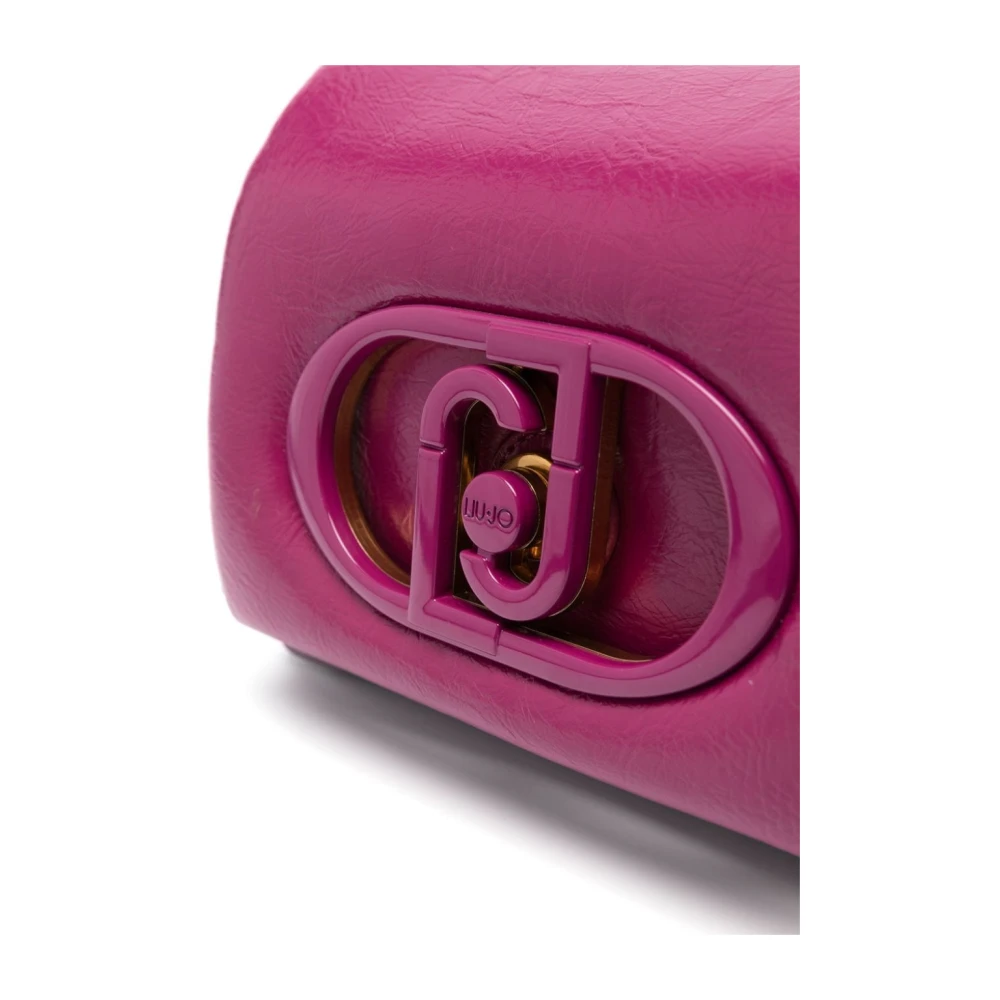 Liu Jo Fuchsia Eco Leren Crossbody Tas Pink Dames