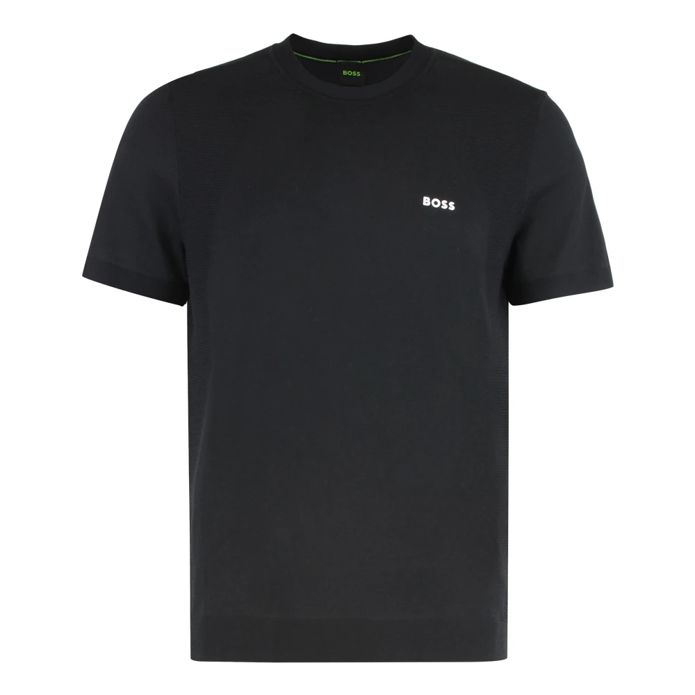 Hugo Men's Black Crew Neck T-Shirt - T-Shirts - Xl - Tops