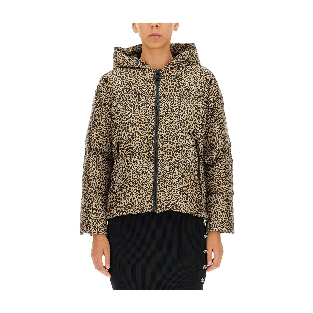 Michael kors leopard vest best sale