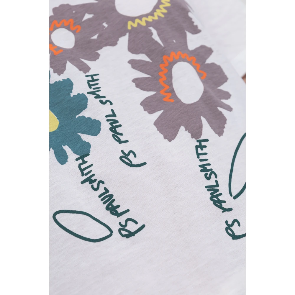 PS By Paul Smith T-shirt met logo White Dames