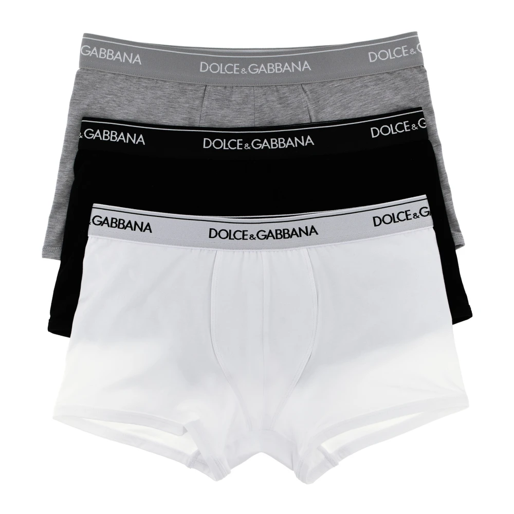 Dolce & Gabbana Men's Multicolor 3-Pack Of Regular-Fit Stretch Jersey Boxers - Underpants - M - Underwear