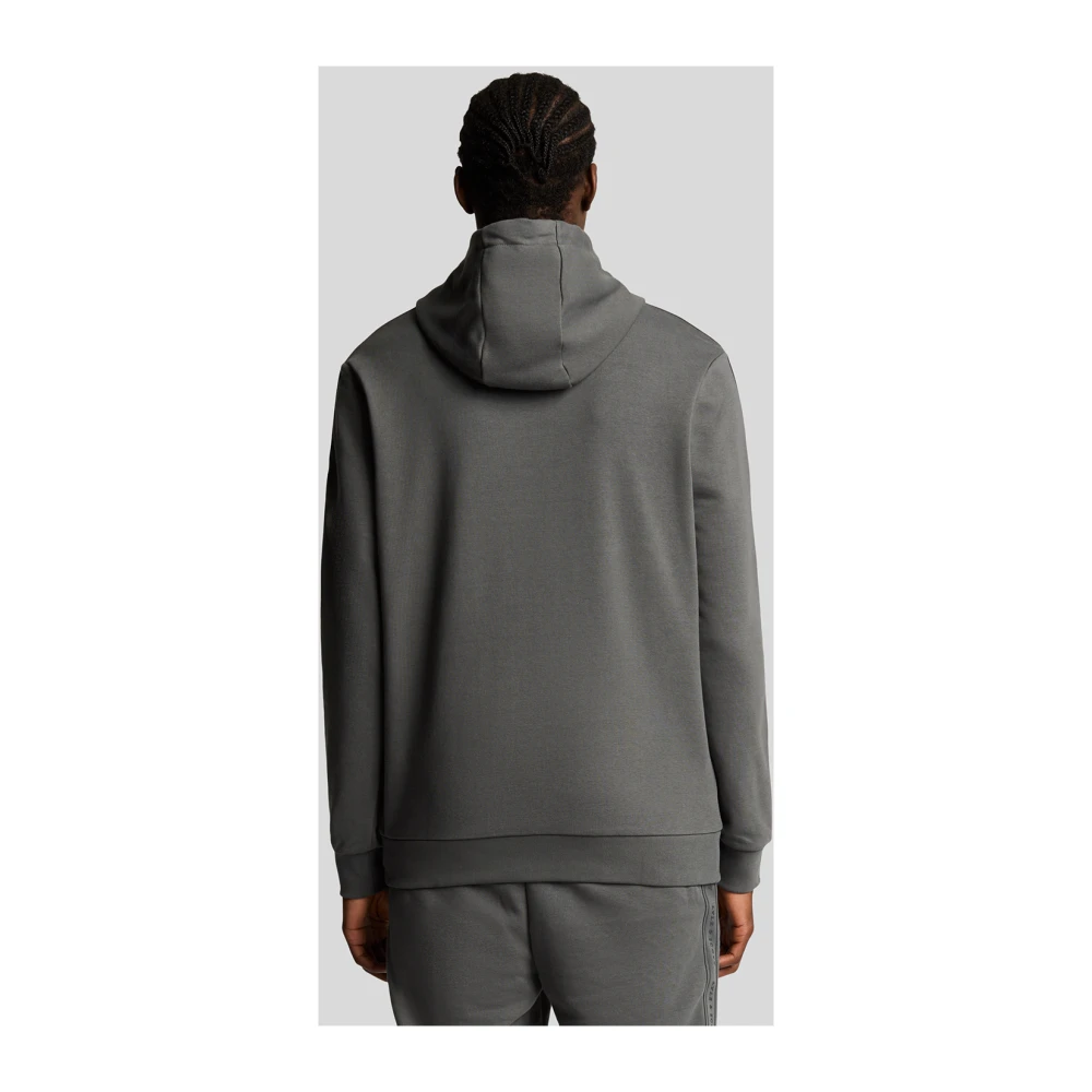 Lyle & Scott Mid Layers Tape Hoodie Gray Heren