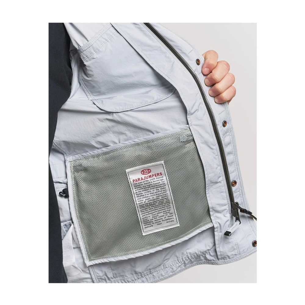 Parajumpers Woestijn Lente Field Jacket Licht IJs White Heren