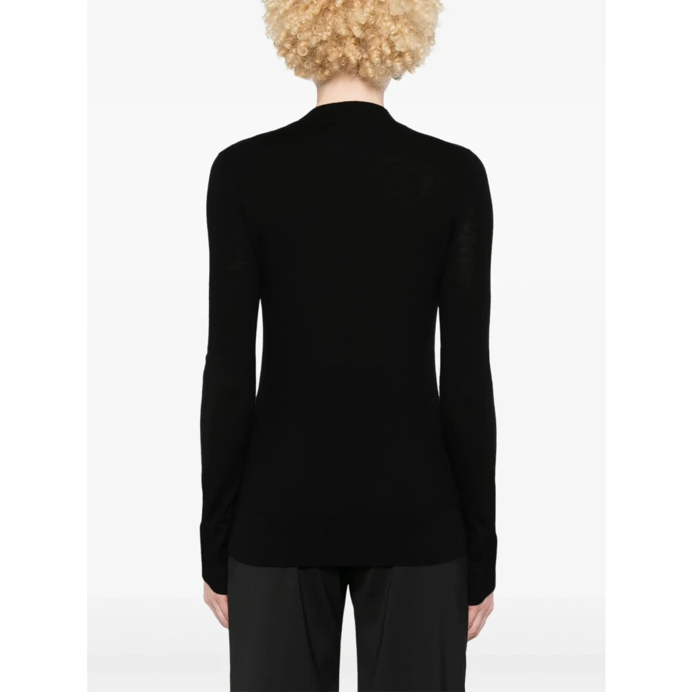 Ermanno Scervino Zwarte Crewneck Sweater Black Dames