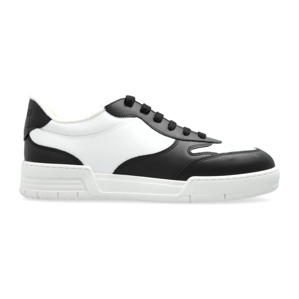 Moschino Leren sneakers Heren Schoenen Wit