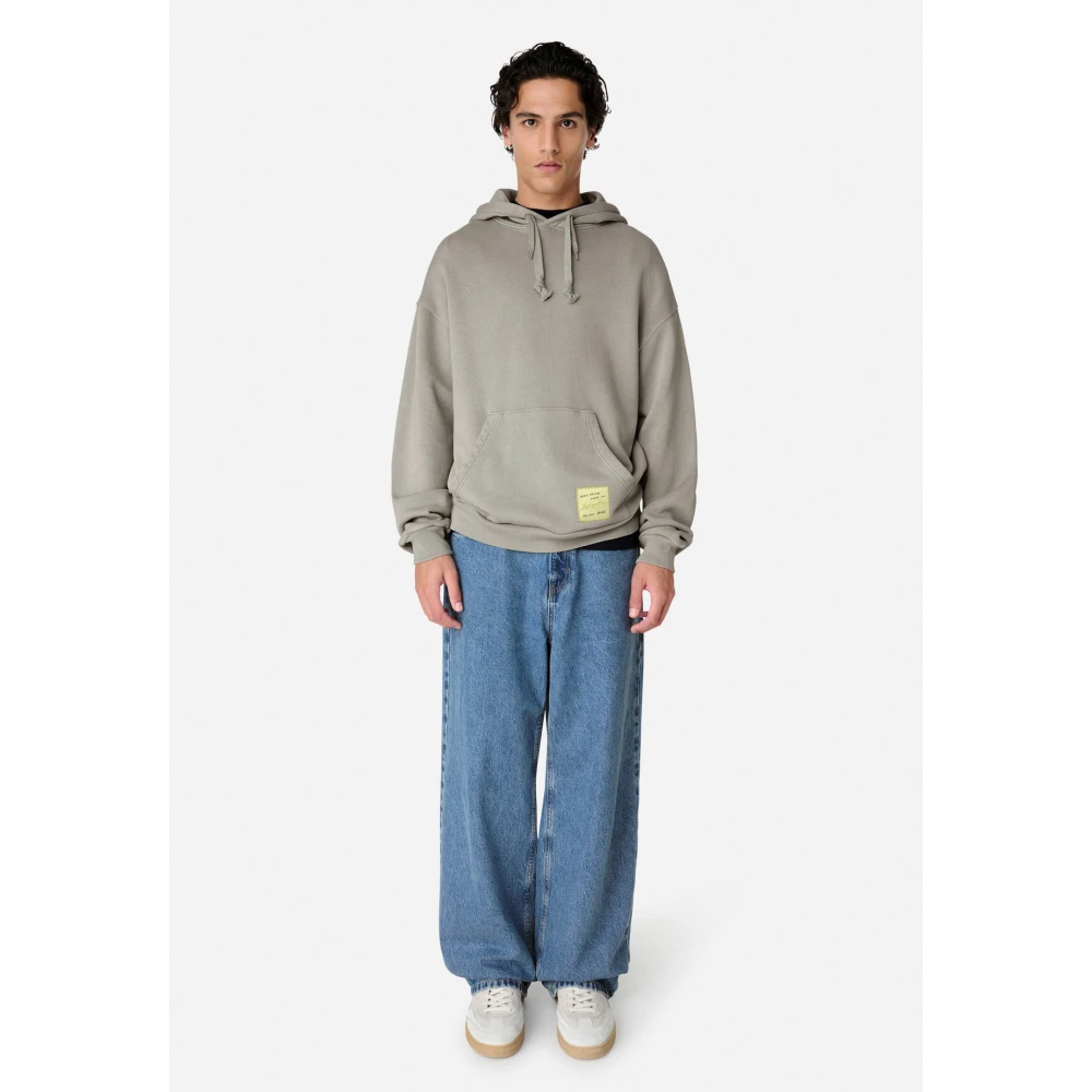 Axel Arigato Patch Washed Hoodie Green Heren