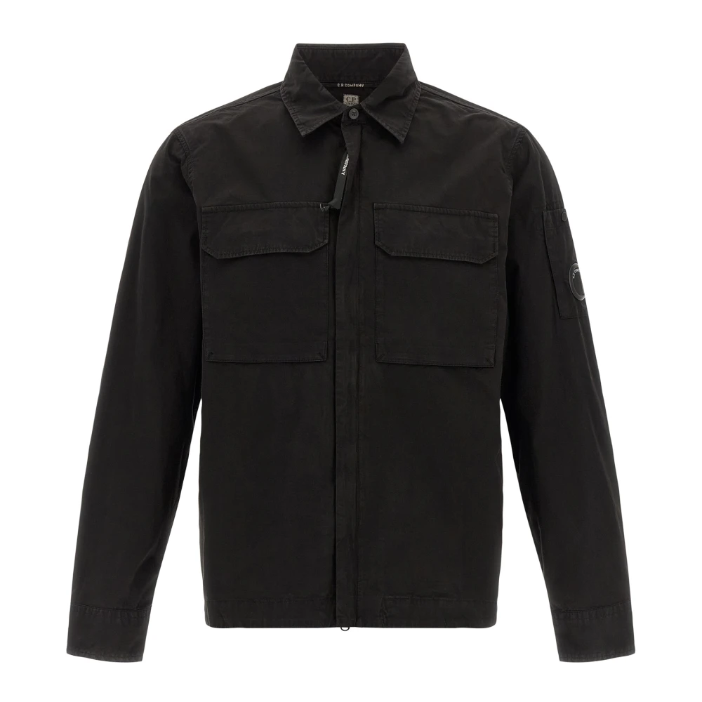 C.p. Company , Casual Shirts, Male, Black, Xl, Shirts