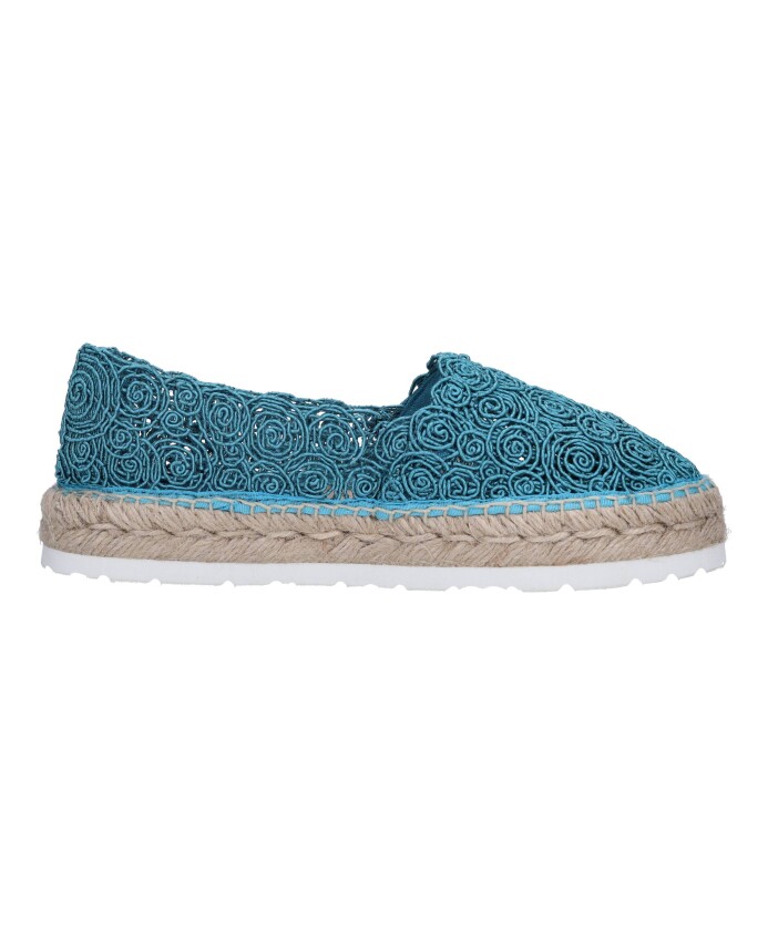 chaussures-plates-bleu-clair