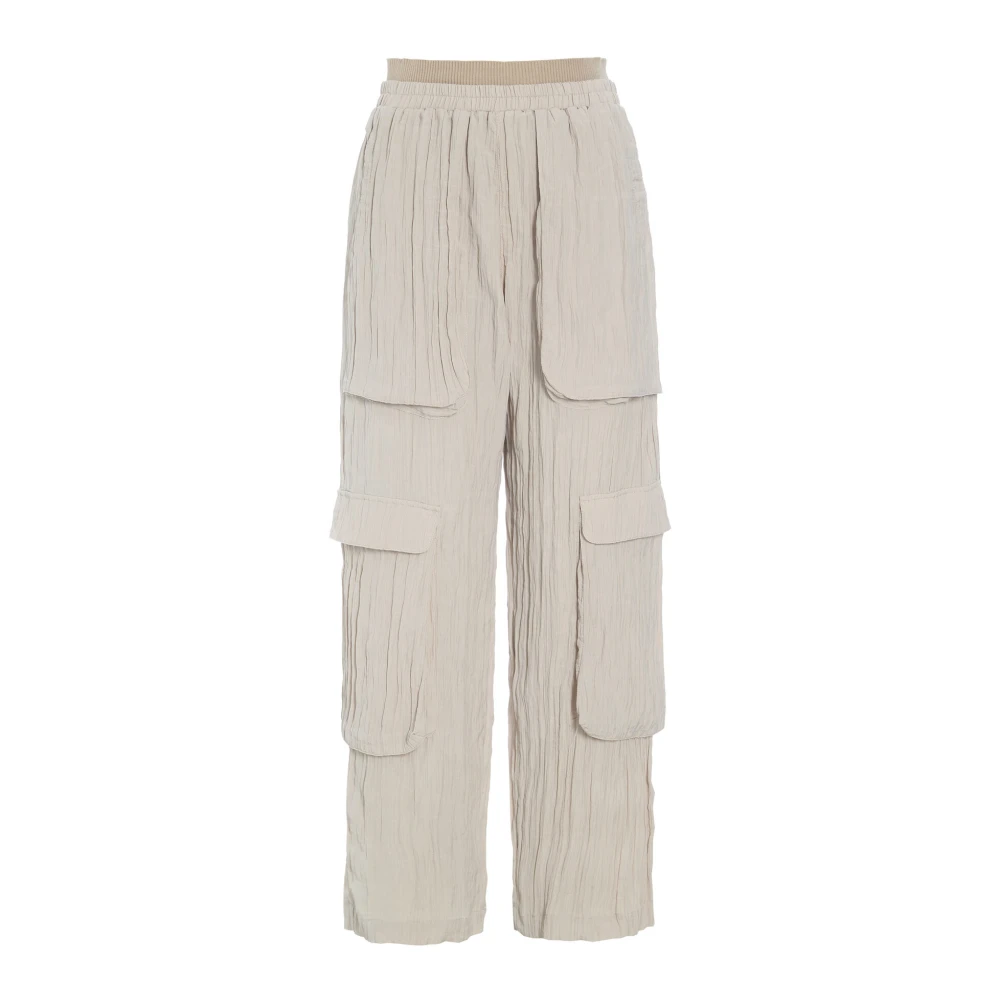 Bitte Kai Rand Ivoor Hannoki Broek met Zakken Beige Dames