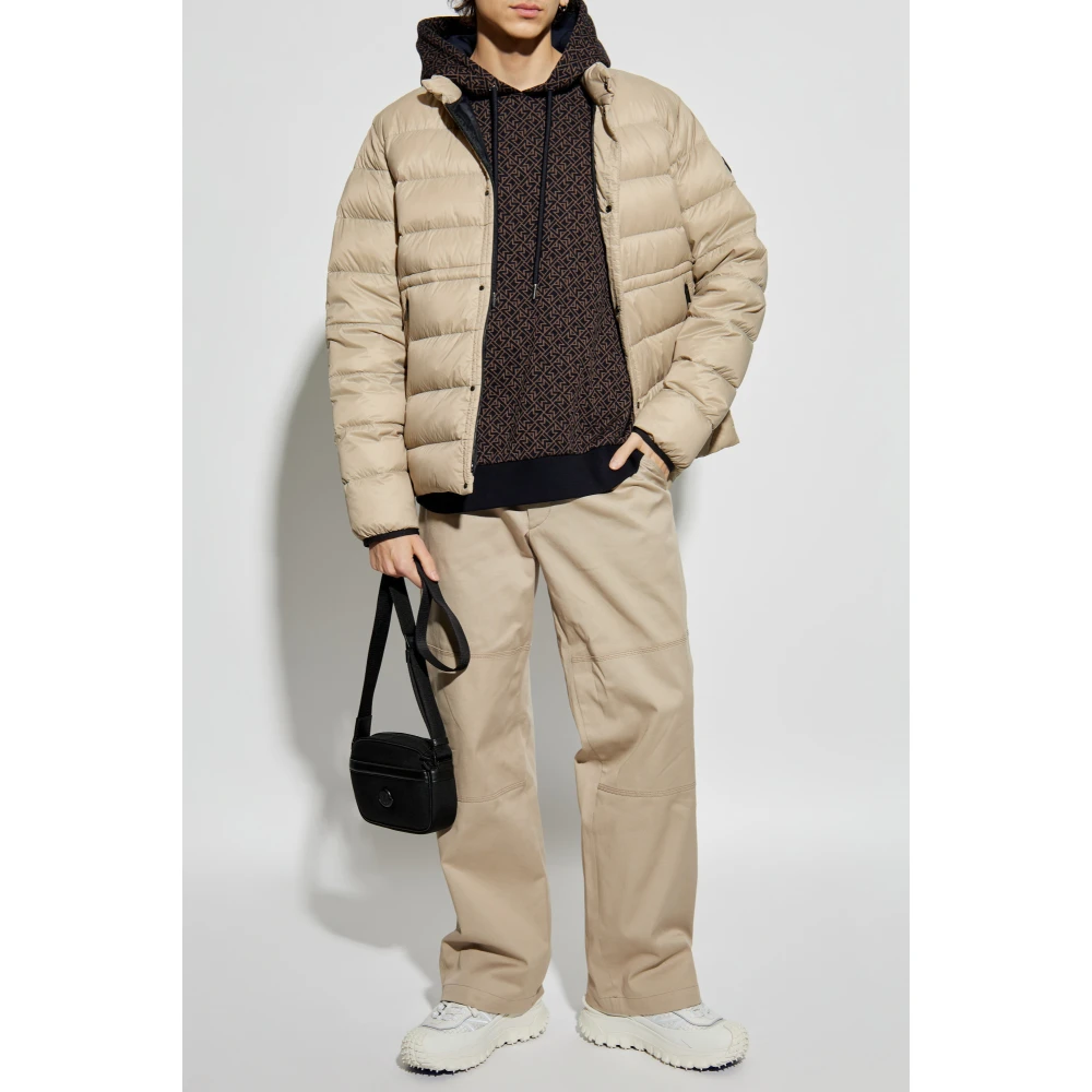 Moncler Hoodie Brown Heren