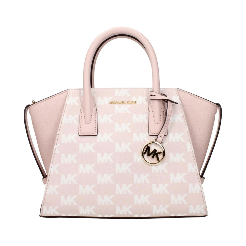 Michael Kors Women's Pink Handbags, One Size, Fabric Handbag With Adjustable And Removable Shoulder Straps