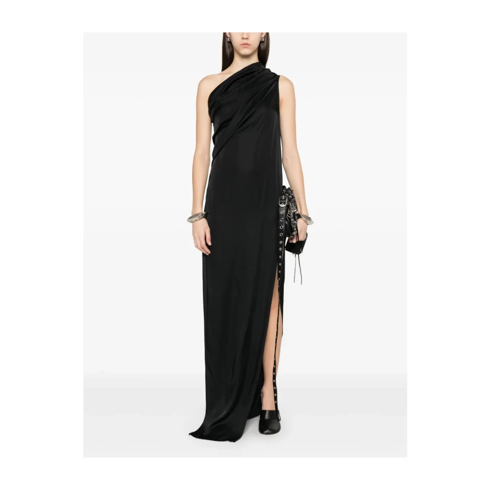 Rick Owens Arrowhead Lange Jurk Black Dames
