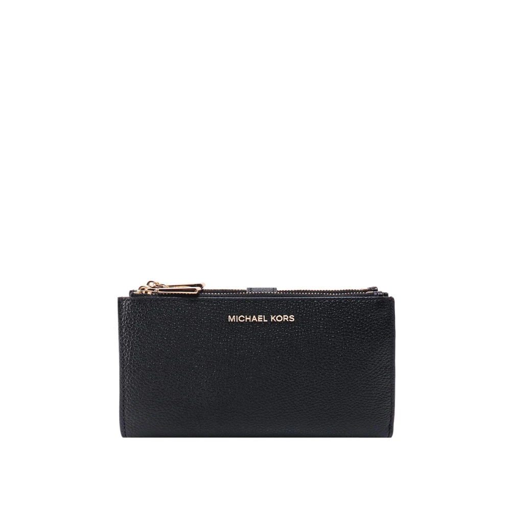 Michael Kors Adele Lederen Smartphone Portemonnee Black Dames