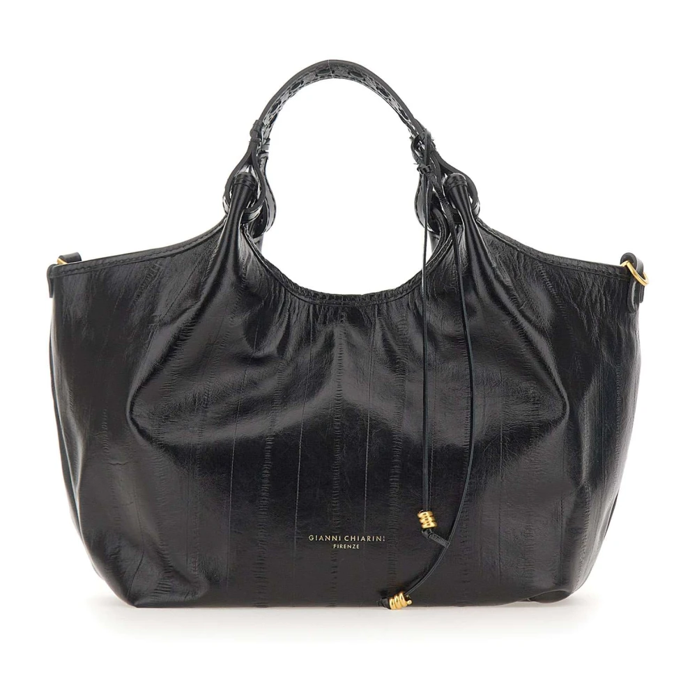 Gianni Chiarini Women's Black Shopping Bags, One Size, Dua Tote Bag