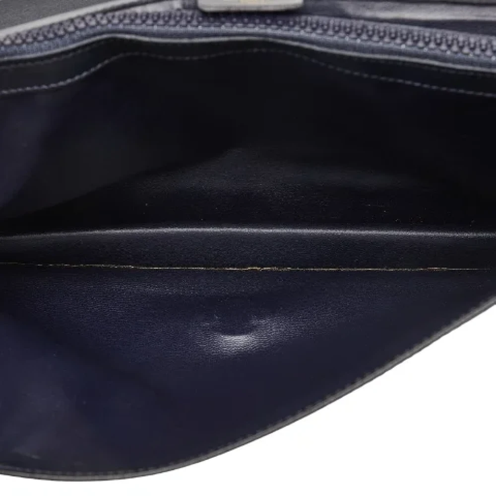 Celine Vintage Pre-owned Leather shoulder-bags Black Dames