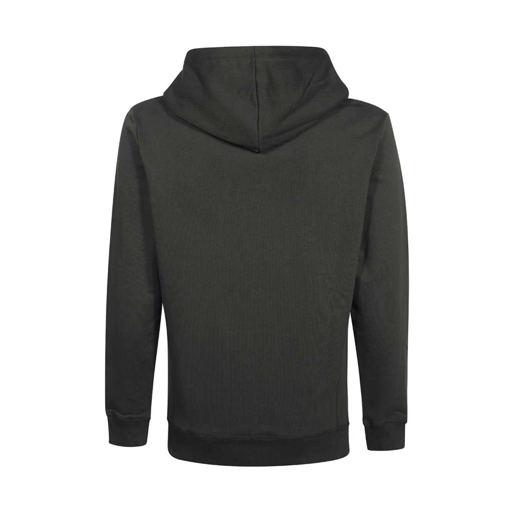 Les Deux Katoenen Hoodie met Ribboorden Gray Heren