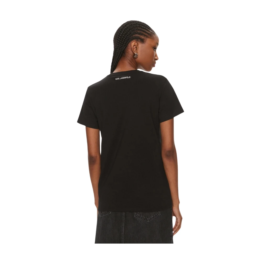Karl Lagerfeld T-shirt met korte mouwen Black Dames