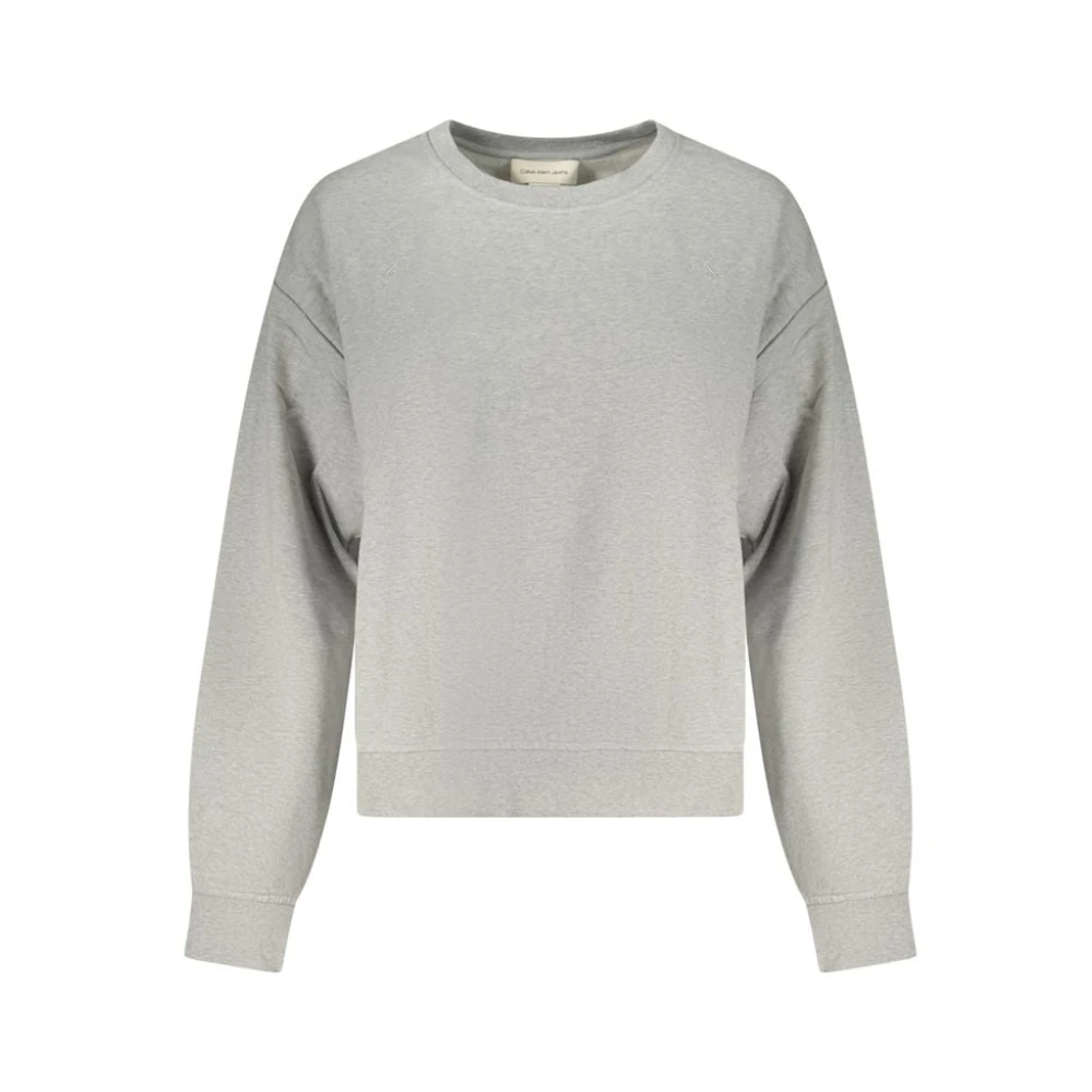 Calvin Klein Women's Gray Long-Sleeved Sweatshirt