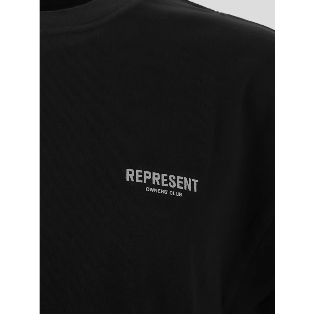 Represent Logo T-shirt voor mannen Black Heren