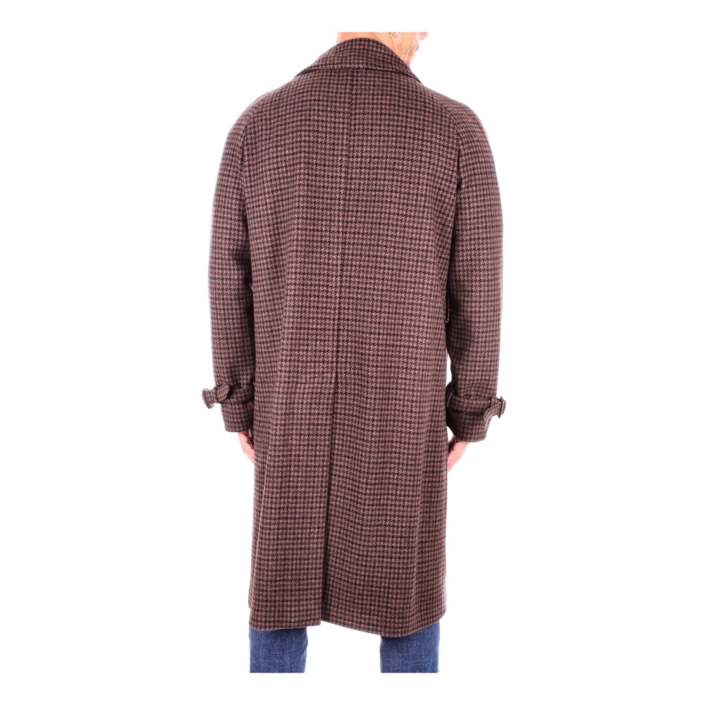 Tagliatore Bruine Dubbelbreasted Jas Brown Heren