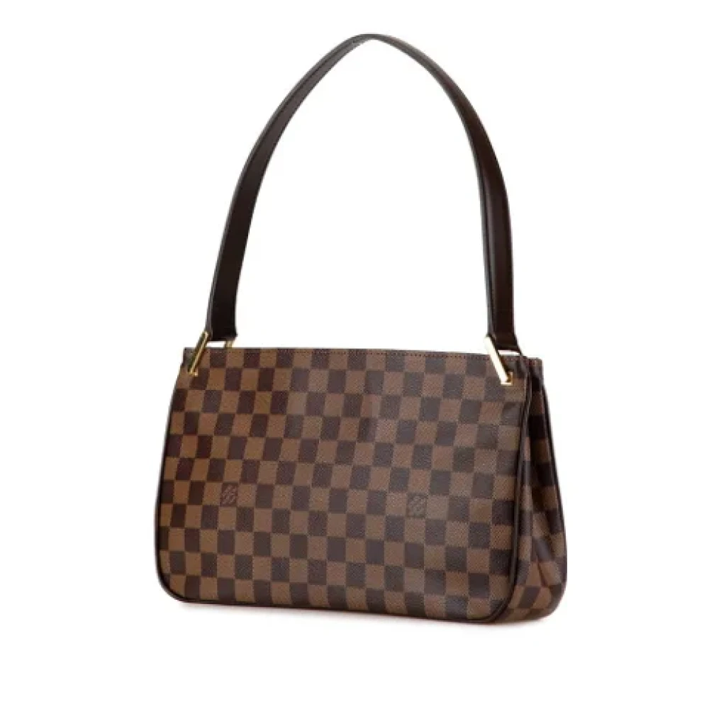 Louis Vuitton Vintage Pre-owned Leather handbags Brown Dames