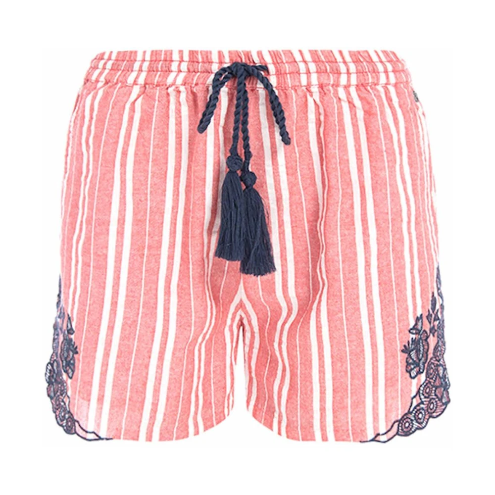 Pepe Jeans Women's Red Short Shorts, Xs, Short Shorts