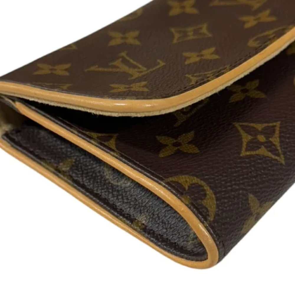 Louis Vuitton Vintage Pre-owned Canvas shoulder-bags Brown Dames