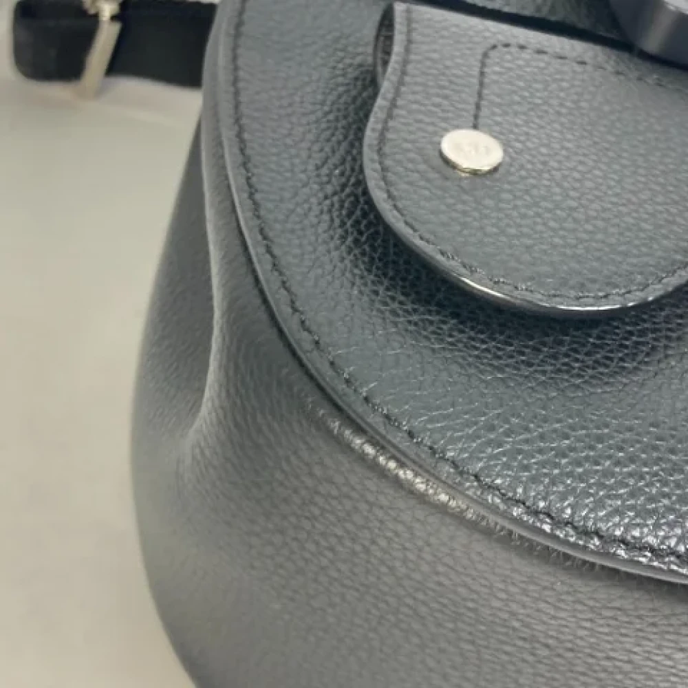 Dior Vintage Pre-owned Leather dior-bags Black Dames
