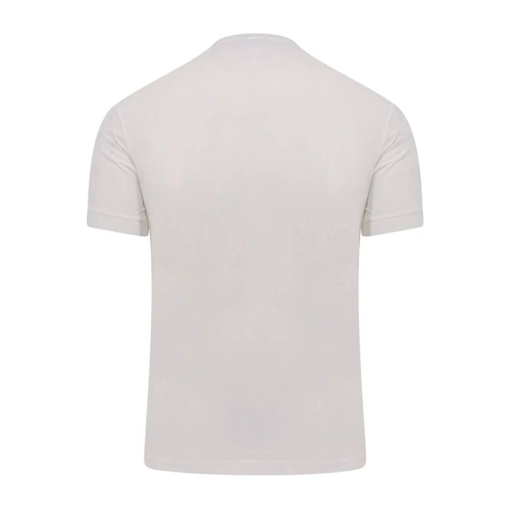 Giorgio Eco-Viscose Crew-Neck T-Shirt White Heren