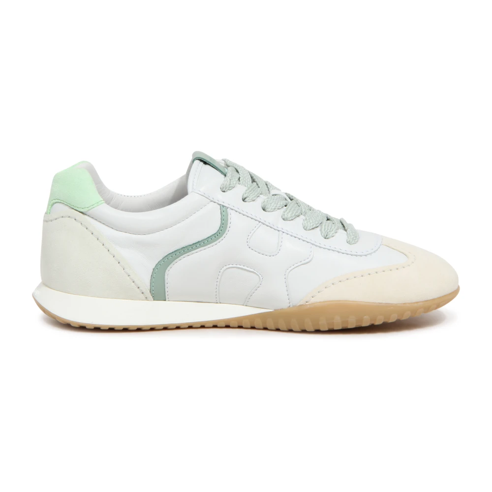 Hogan Women's White Comfortable Olympia-Z Shoes With Memory Foam