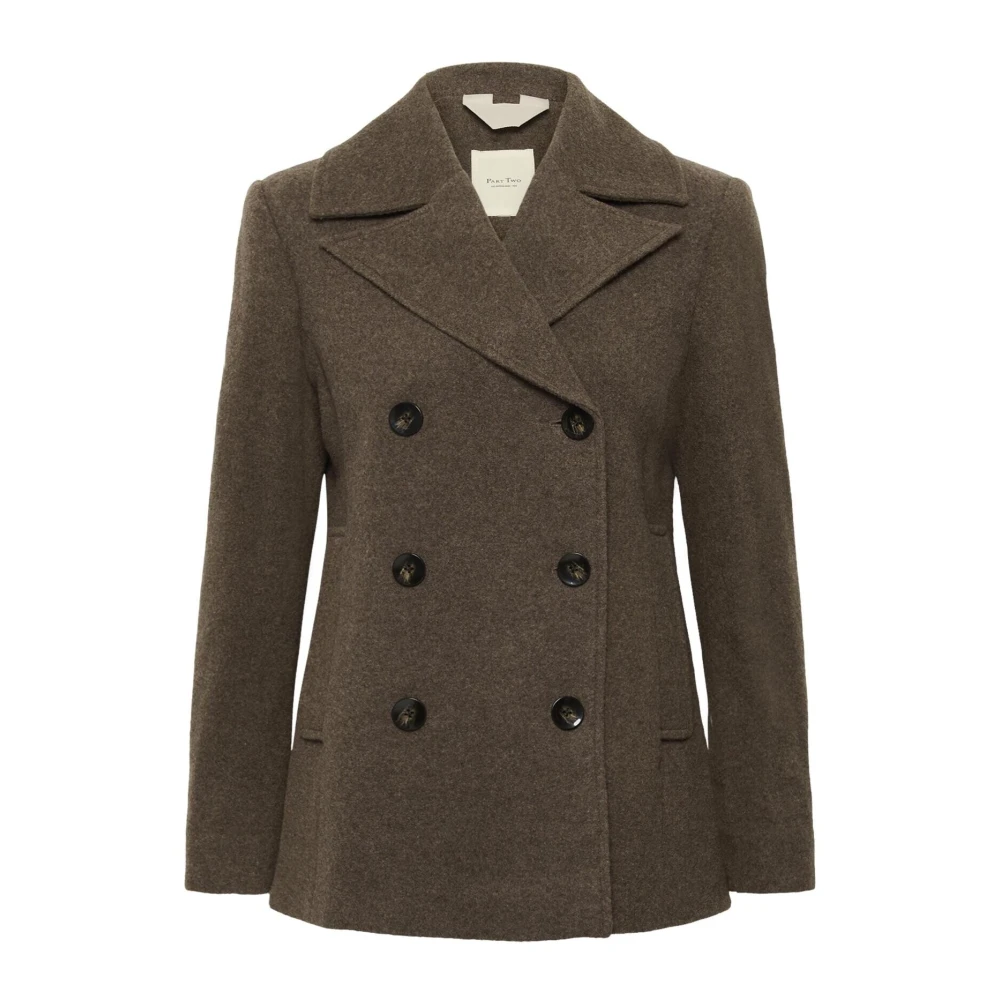 Coats > Double-Breasted Coats - - Part Two - Modalova