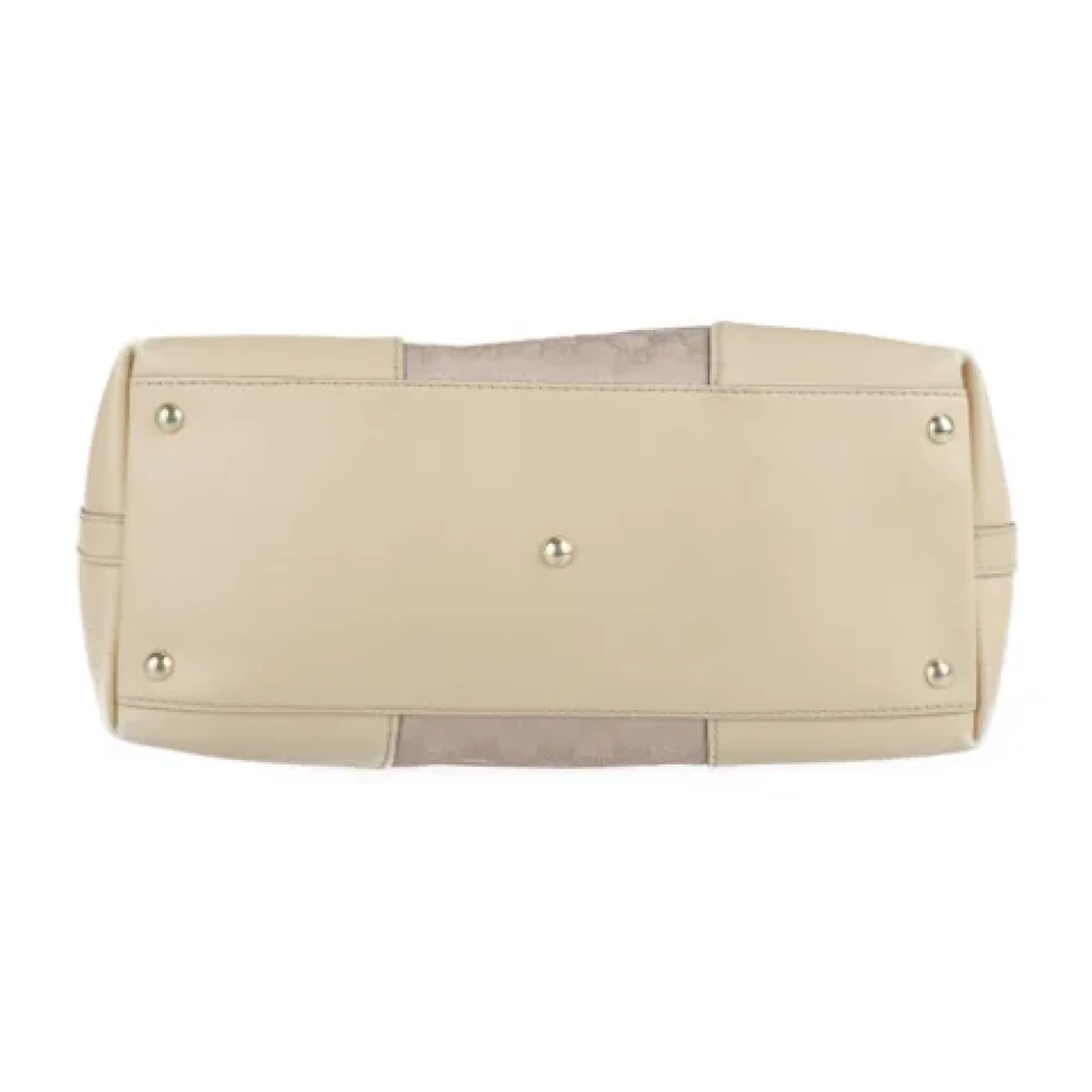 Gucci Vintage Pre-owned Canvas totes Beige Dames
