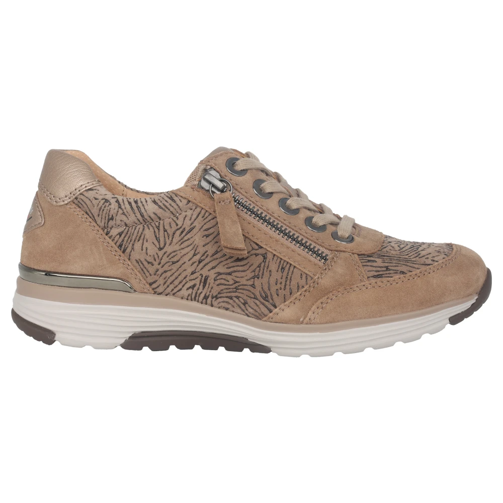 Gabor Rollende Sneaker – Dames Schoenen Beige