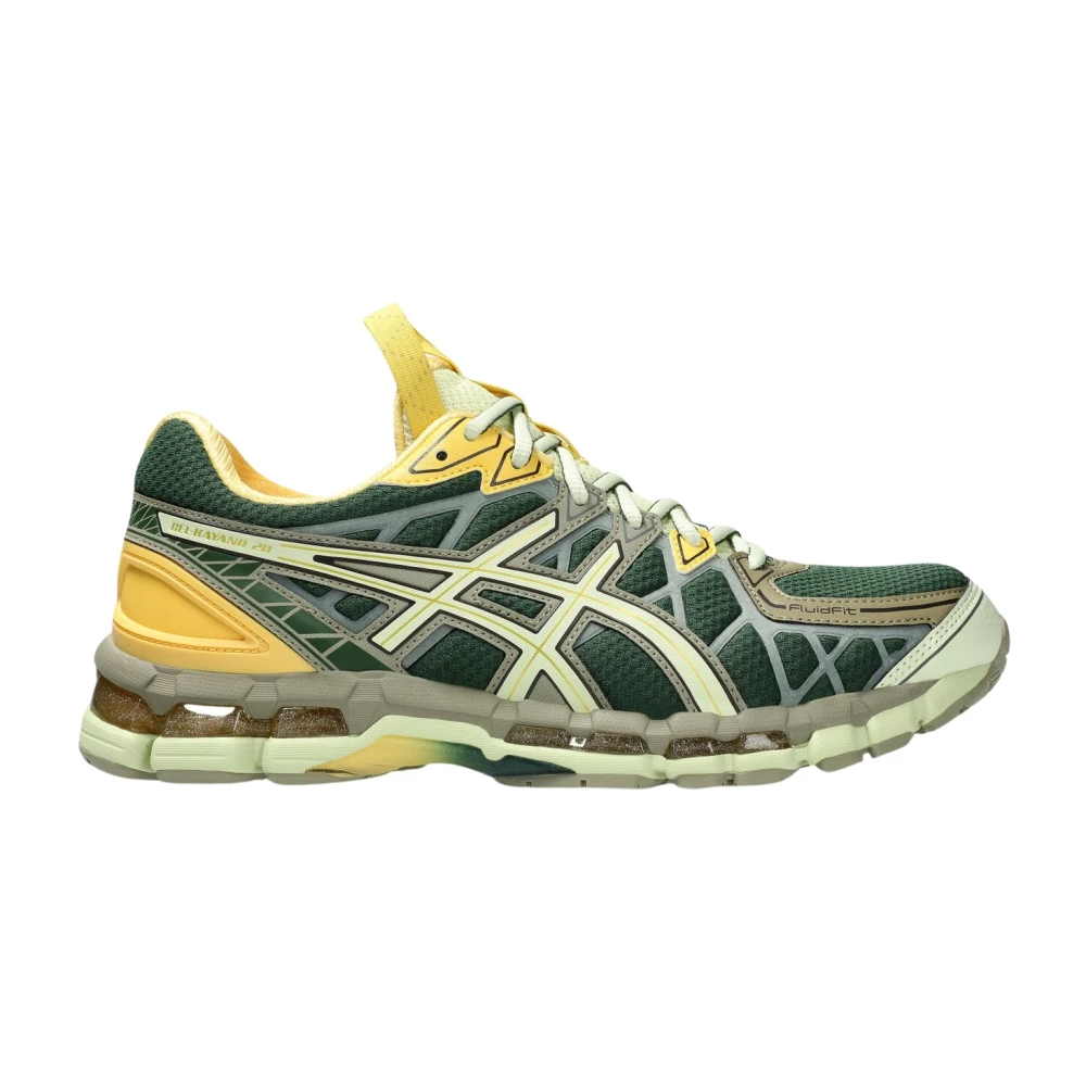 Asics Mesh Gel-Kayano Sneakers med Track Sole Green, Herr