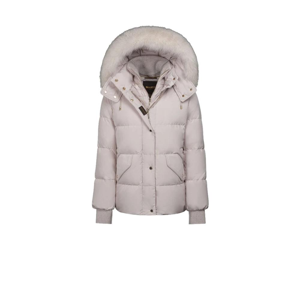 Moorer Women's Beige Down Jackets, 2XS, Attica Stp Jacket