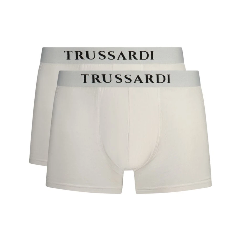 Trussardi Bianco Cotton Men Boxer Short - XXL - Image 2
