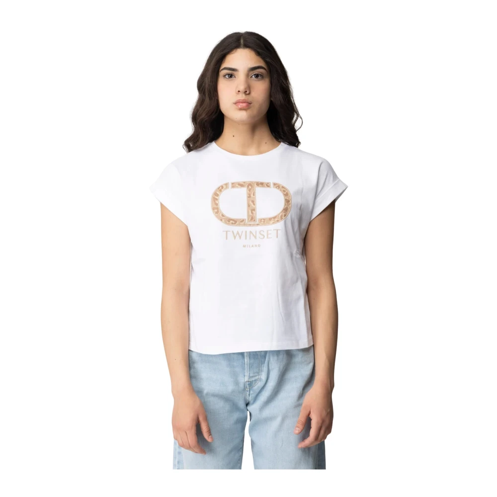 Twinset Witte T-shirts en Polos White Dames