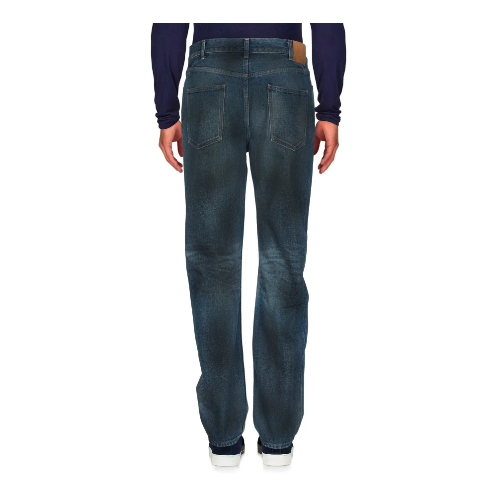 Celine Blauwe Denim Jeans Aw22 Blue Heren