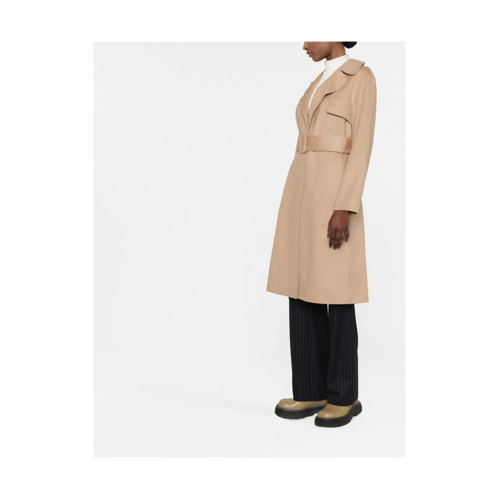 Theory Bruine Wrap Trenchcoat Brown Dames
