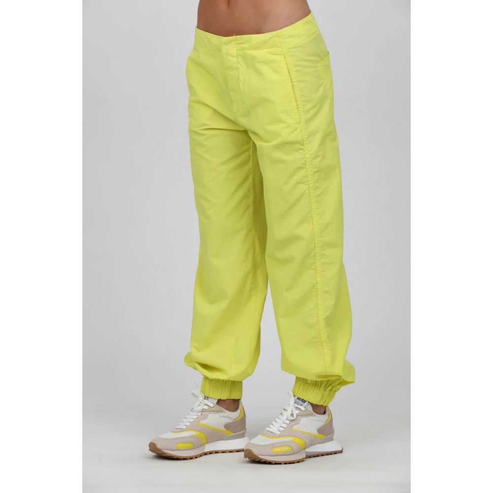 Dondup Straight Trousers Yellow Dames