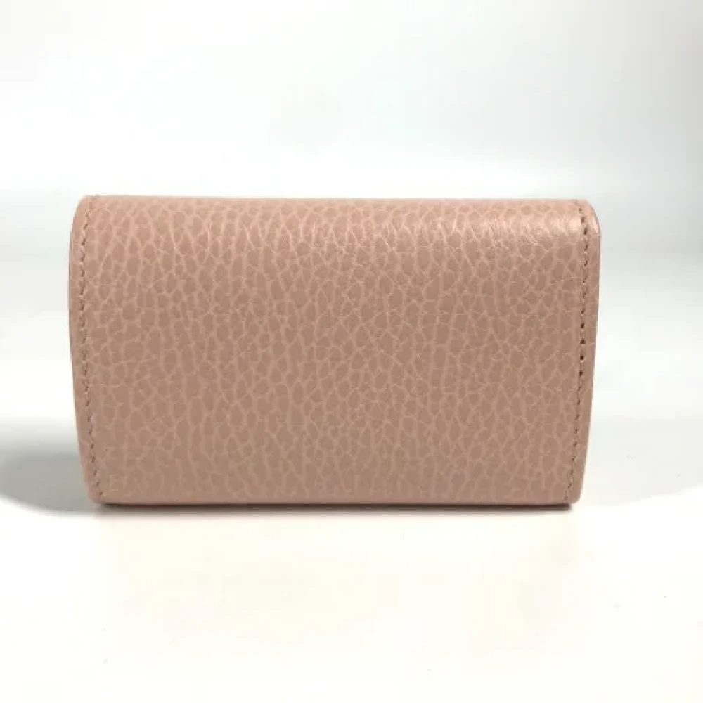 Gucci Vintage Pre-owned Leather key-holders Pink Dames