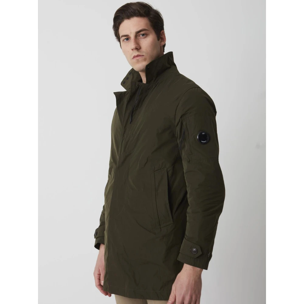 C.P. Company Stijlvolle Lange Jas Green Heren