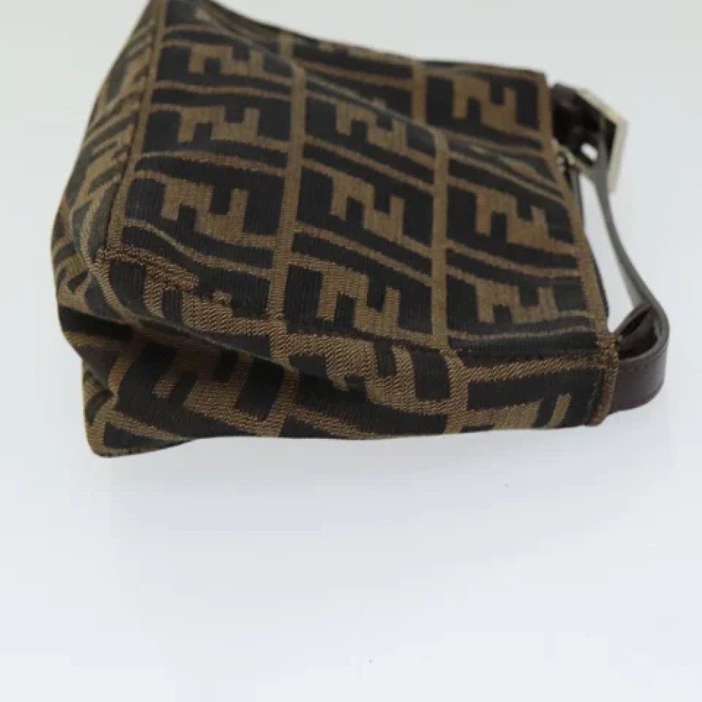 Fendi Vintage Pre-owned Canvas handbags Brown Dames