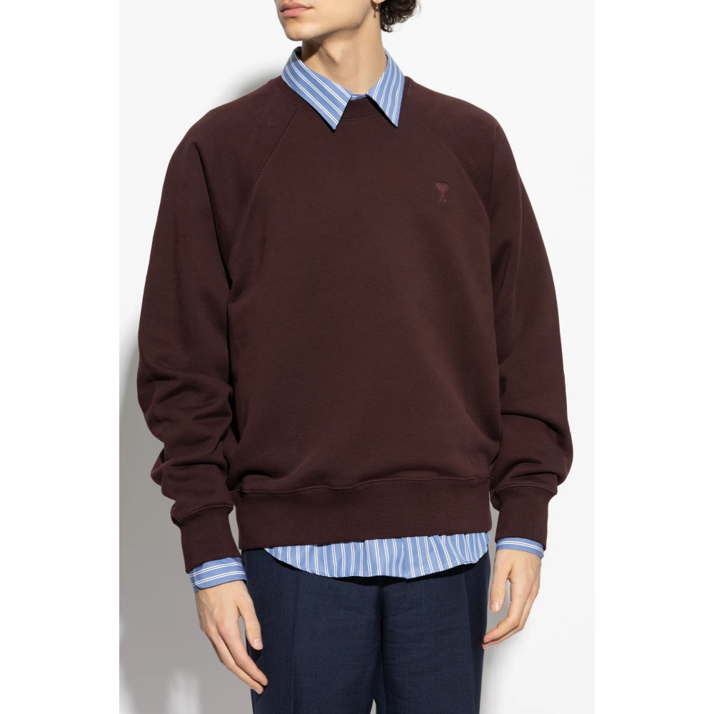 Ami Paris Sweatshirt met logo Red Dames
