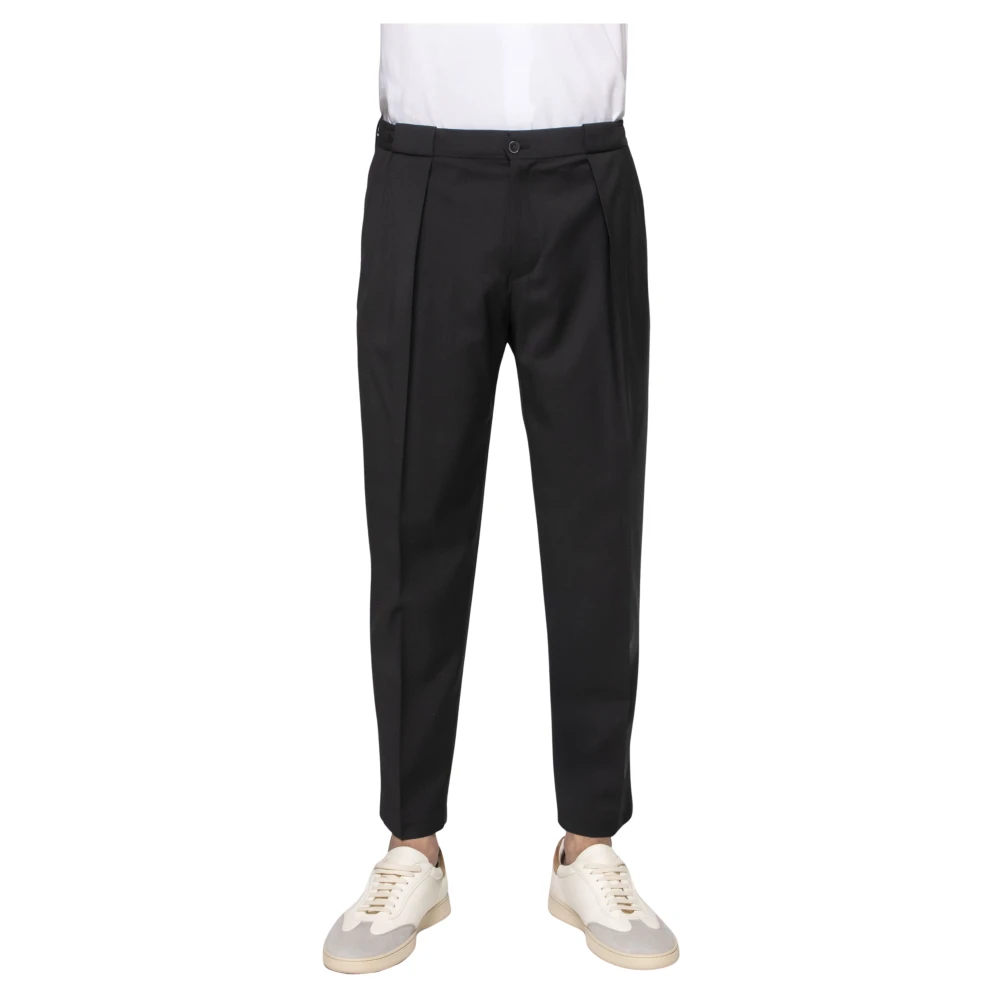Briglia Men's Black Suit Trousers, L, Portobello Trousers For