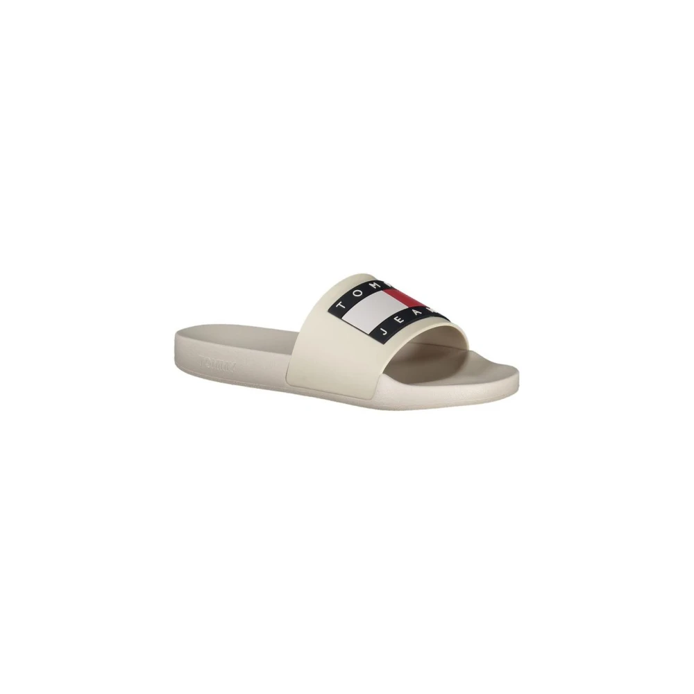 Tommy Hilfiger Slide Sandals Casual Comfort - Male - Sliders - Beige - 11 Uk - Shoes