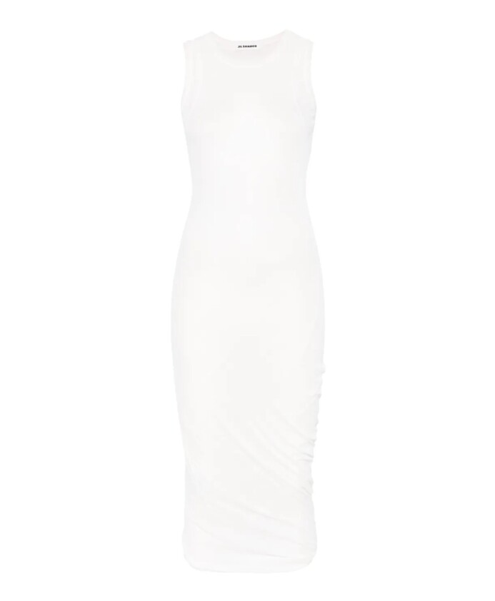 robe-midi-en-coton-blanc